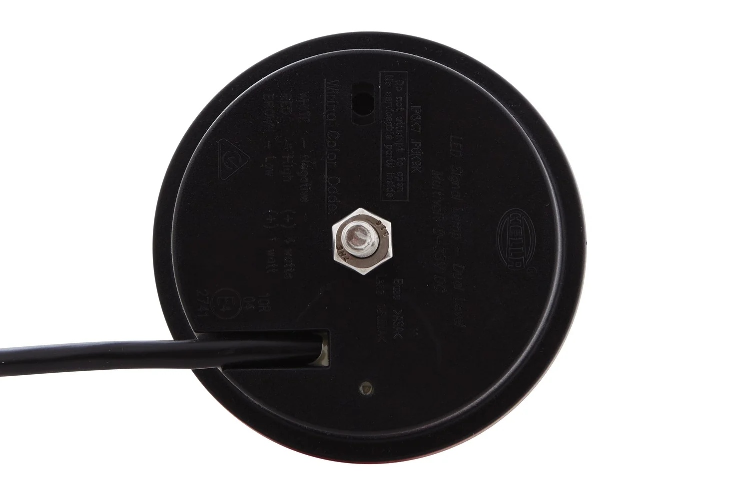 HELLA - 2XD 959 010-021 - LED-Warnleuchte, Multi F 83mm, 12/24V, rot