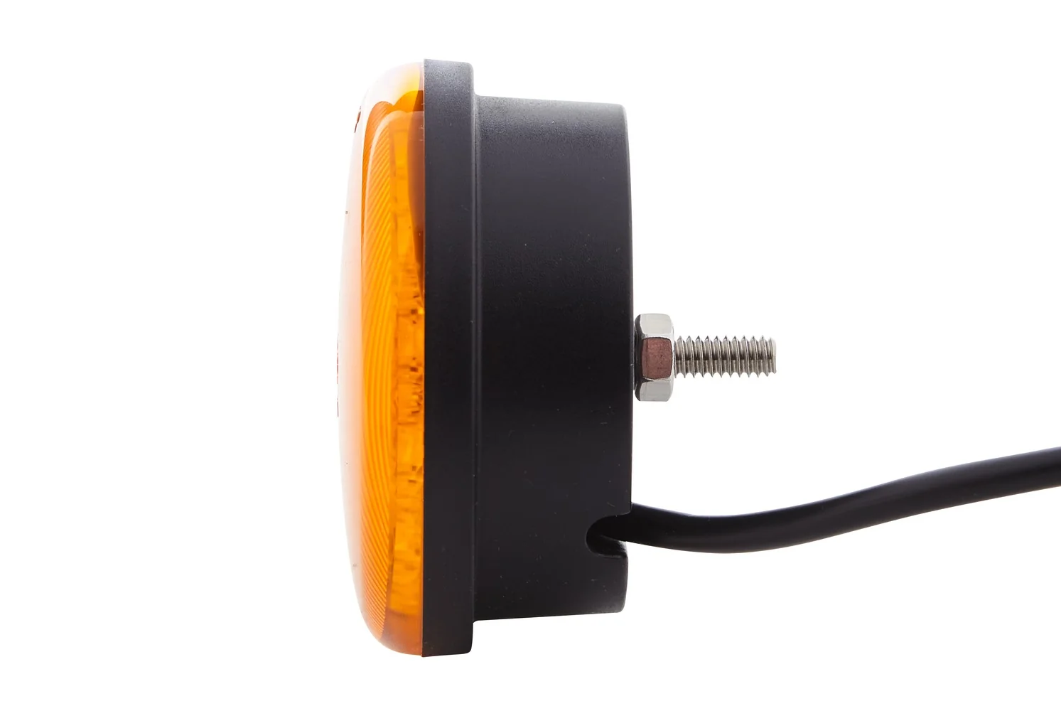 HELLA - 2XD 959 011-021 - LED-Warnleuchte, Multi F 83mm, 12/24V, gelb (amber)