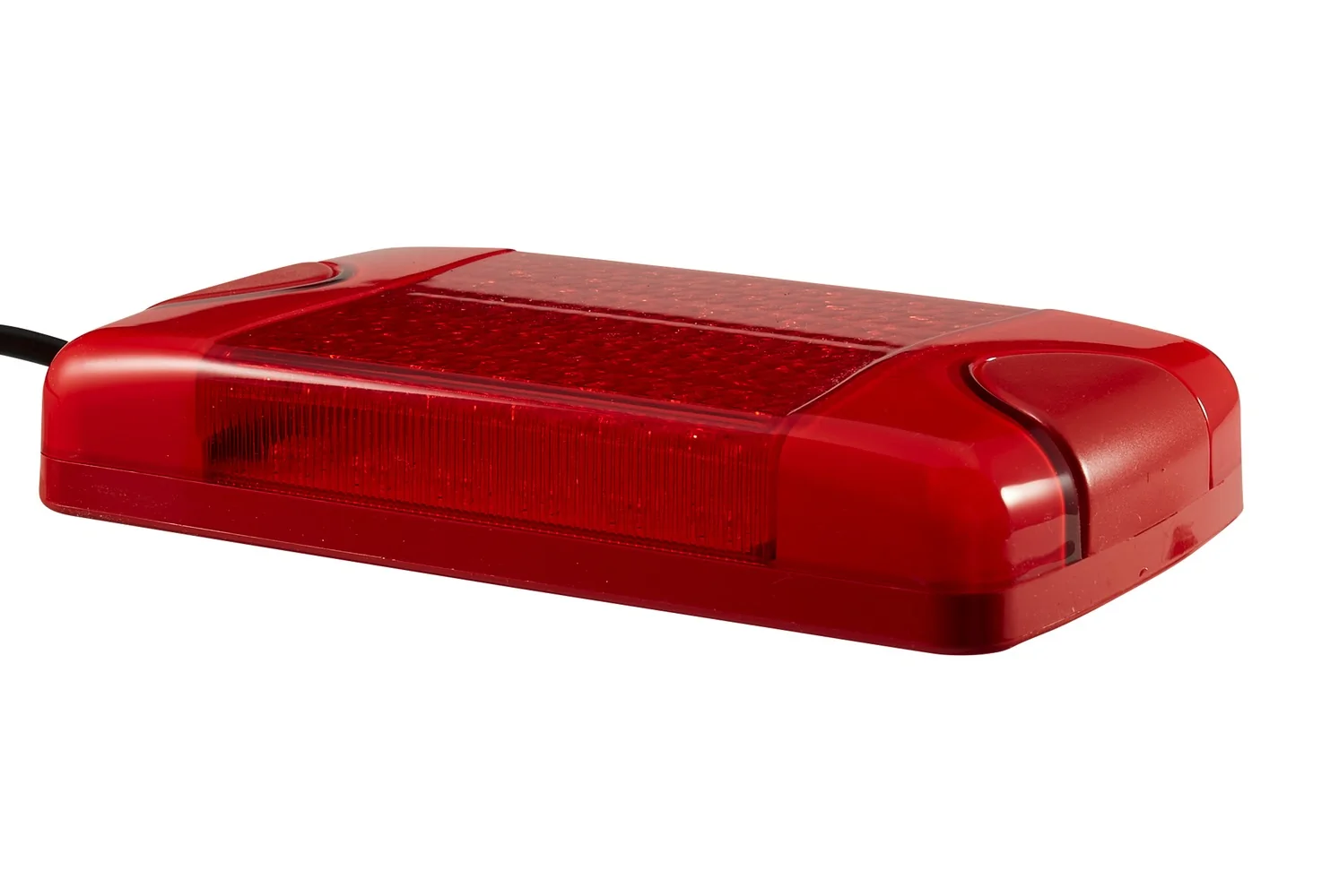HELLA - 2XD 965 429-011 - LED-Blitz-Kennleuchte, Multi F Duraled, 12/24V, rot