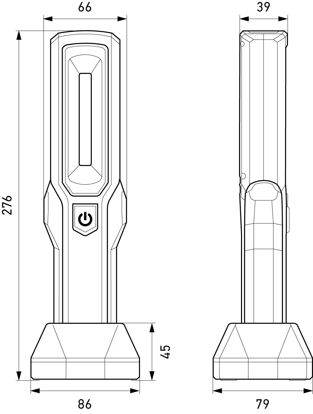 HELLA - 2XM 357 300-311 - LED-Handleuchte UHL280 Base, 3.7V