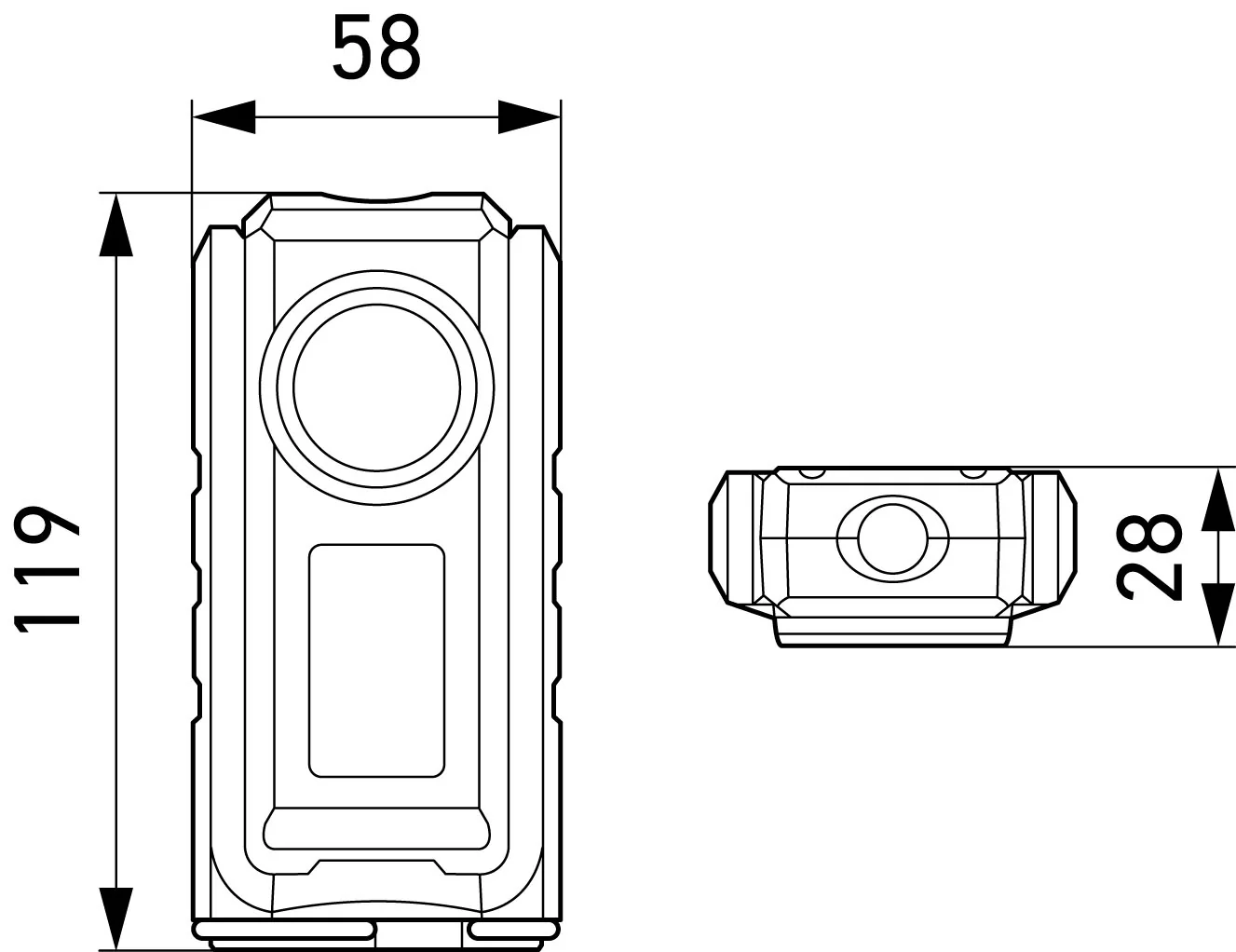 HELLA - 2XM 359 002-201 - LED-Handleuchte UP500, 3.7V