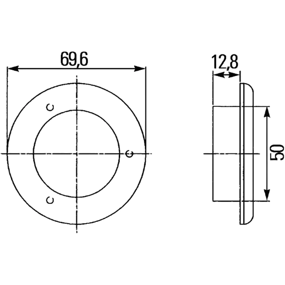 HELLA - 2XT 980 501-042 - Einstiegsleuchte, LED, 24V