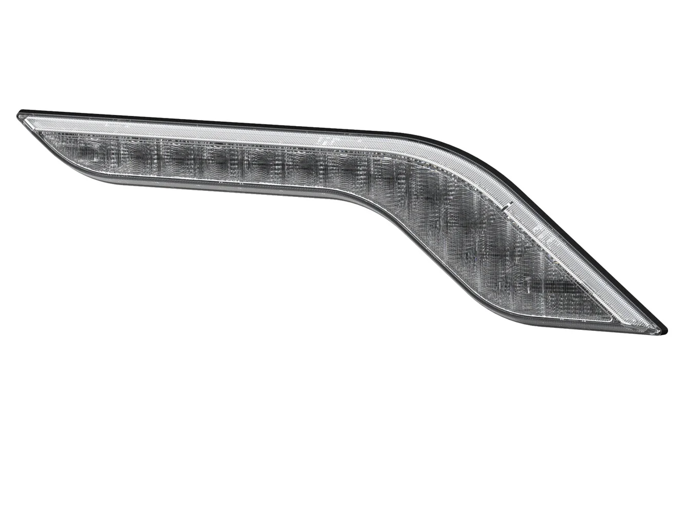 HELLA - 2XW 013 493-021 - LED-Warnleuchte, Shapeline Style, 12/24V, gelb (amber)