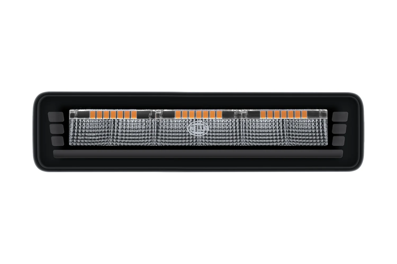 HELLA - 2ZR 358 236-221 - Lightbar, Black Magic Edgeless Pro 7" Mini, 12/24V, rot/gelb (amber), 500lm