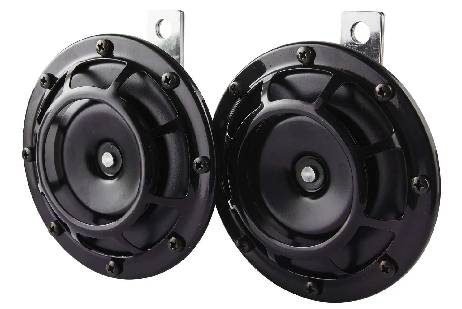 HELLA - 3AG 003 399-101 - Horn, HELLA HEAVY DUTY HORN B133 SET, 24V, 110dB(A), Hochton/Tiefton, Menge