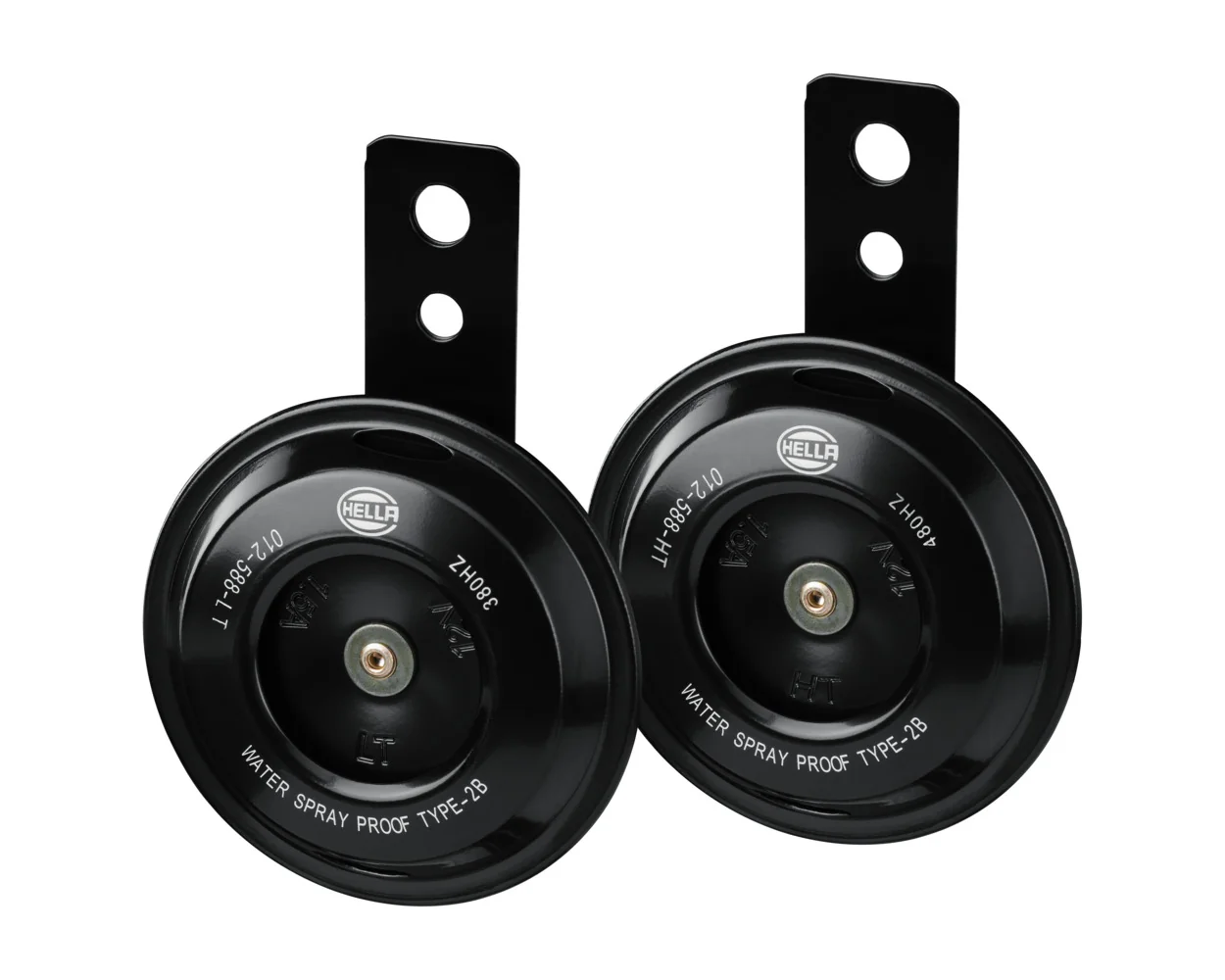 HELLA - 3AL 012 588-011 - Horn, HELLA ESSENTIAL HORN S70 SET, 12V, 108dB(A), Tiefton/Hochton, Menge: