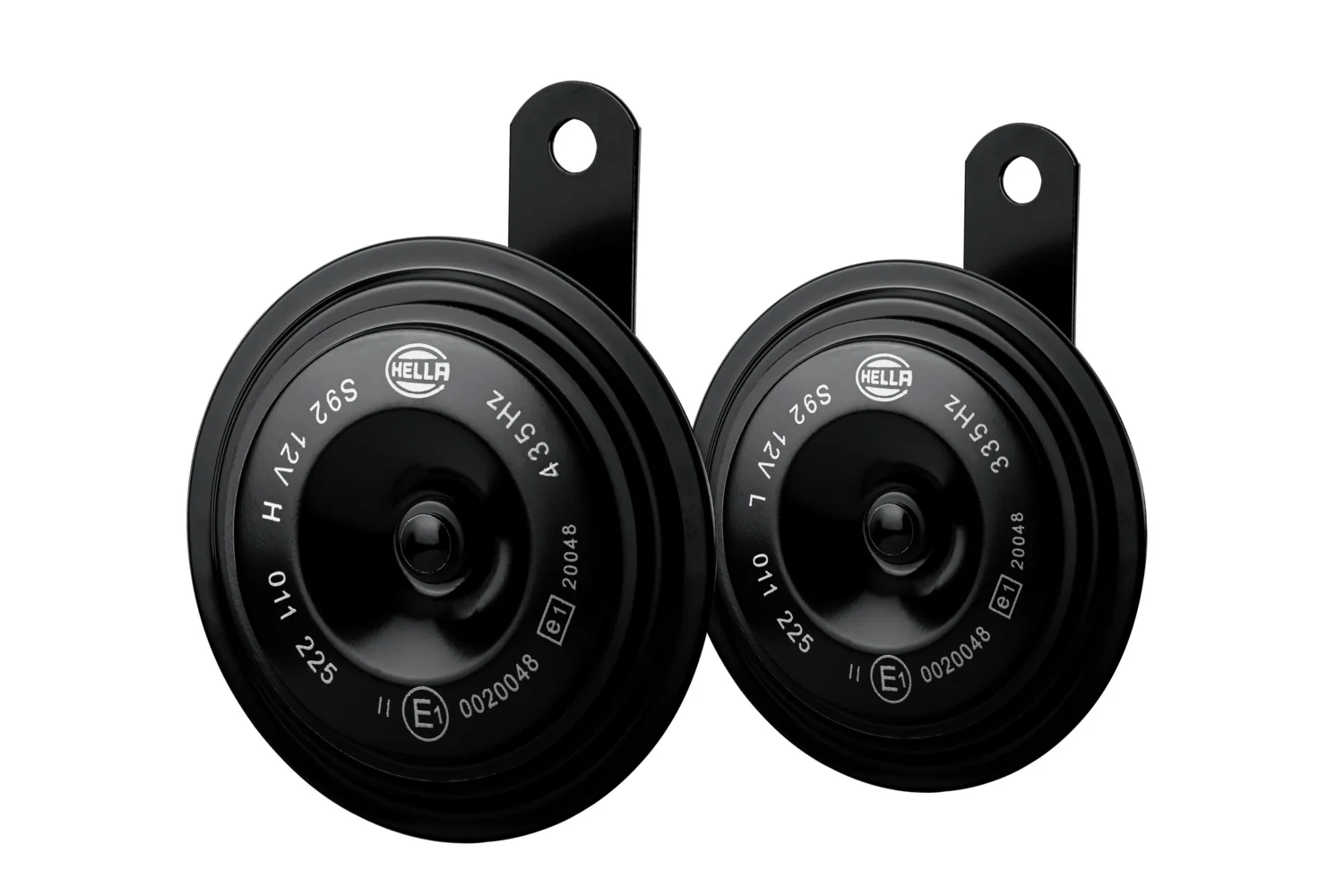 HELLA - 3AM 011 225-871 - Horn, HELLA ESSENTIAL HORN S92 SET, 12V, 113dB(A), Hochton/Tiefton, Menge: