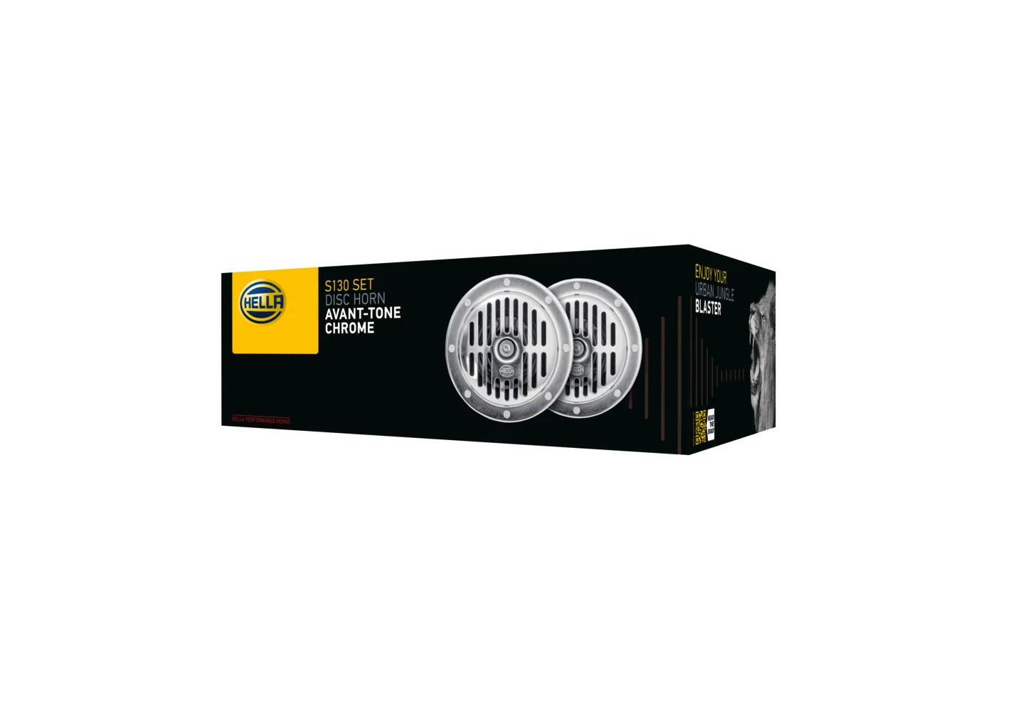 HELLA - 3CB 004 811-091 - Horn, HELLA PERFORMANCE HORN S130 SET, 12V, 114dB(A), Tiefton/Hochton, Meng