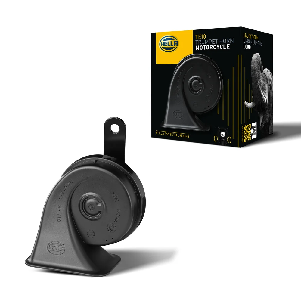 HELLA - 3FG 011 225-171 - Fanfare, HELLA ESSENTIAL HORN TE10, 12V, 110dB(A), Hochton, Menge: 1