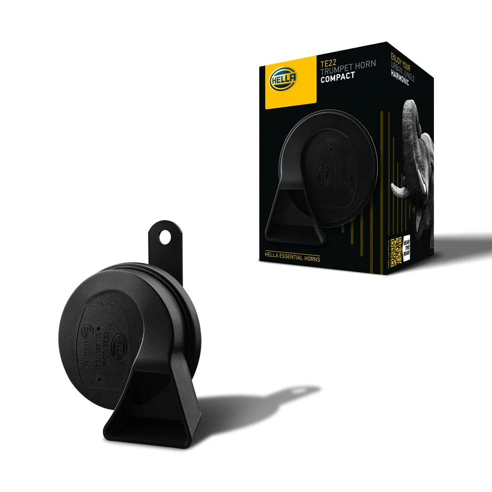 HELLA - 3FG 011 225-241 - Fanfare, HELLA ESSENTIAL HORN TE22, 12V, 110dB(A), Hochton, Menge: 1