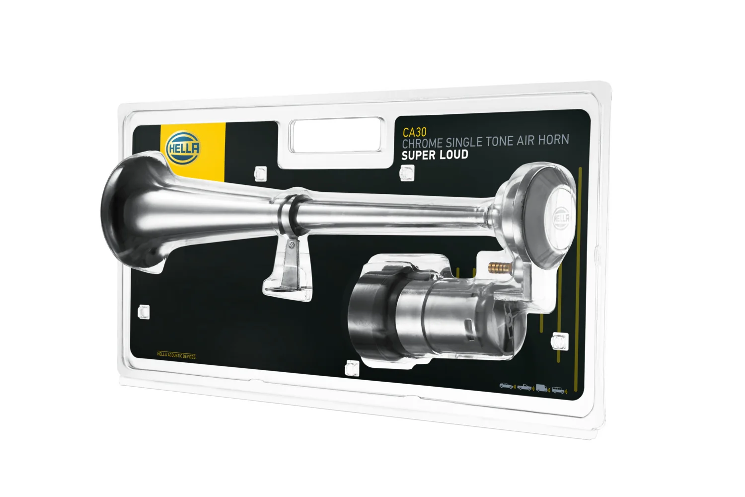 HELLA - 3PA 013 410-001 - Fanfare CA40, 12V, 115dB(A), Hochton, Menge: 1