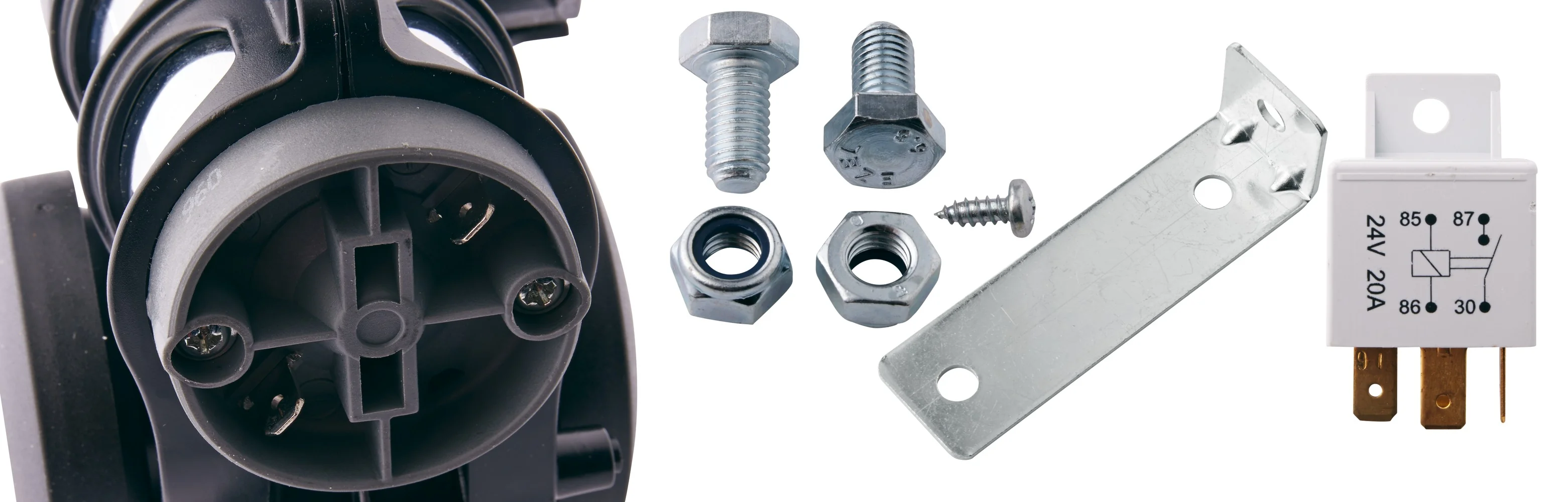 HELLA - 3PB 013 410-091 - Horn CA26, 24V, 115dB(A), Hochton, Menge: 1