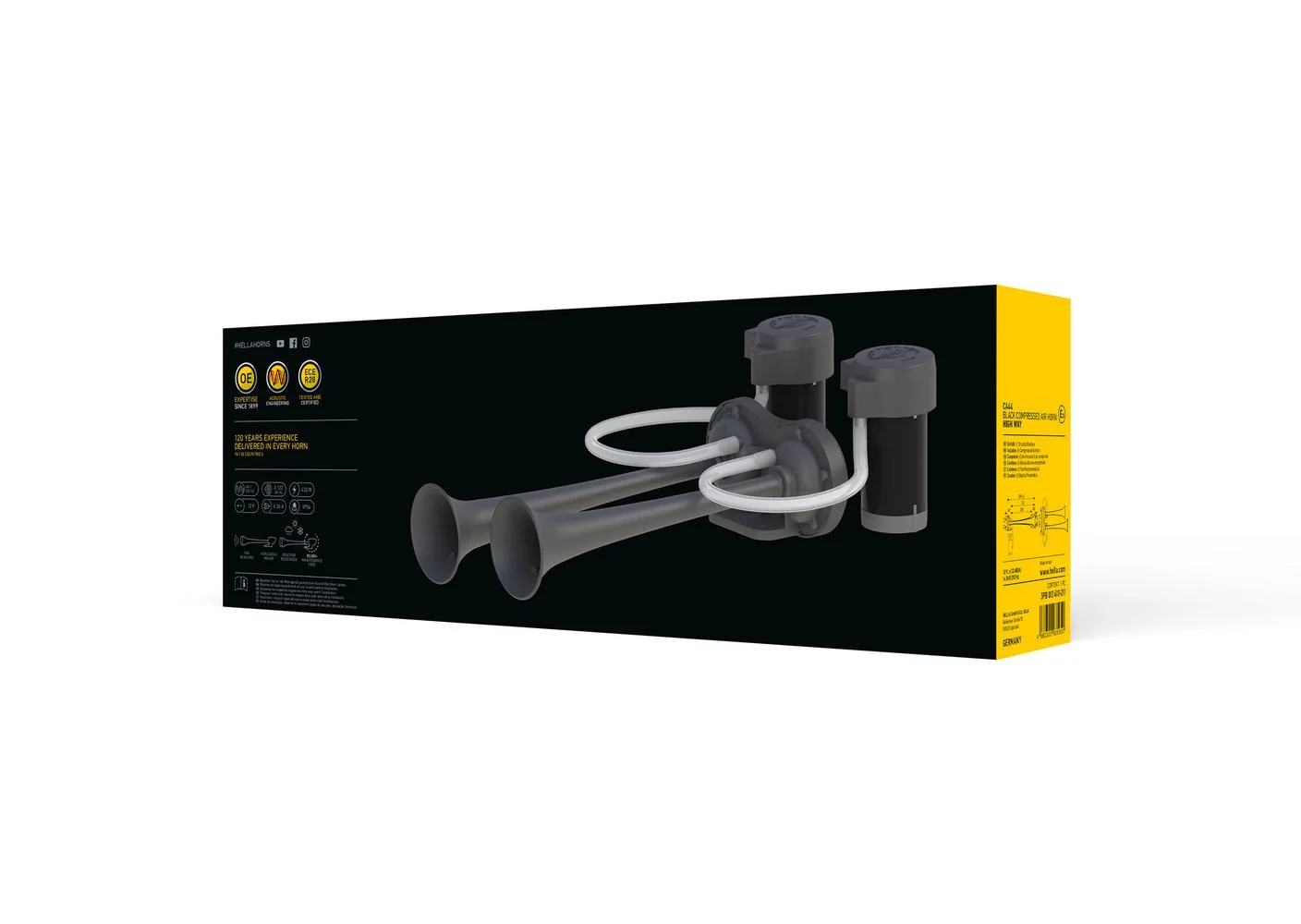 HELLA - 3PB 013 410-211 - Horn, 12V