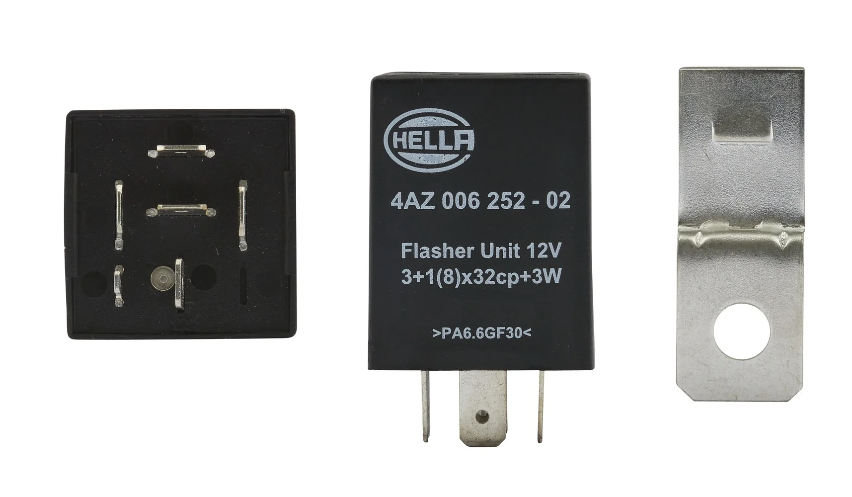 HELLA - 4AZ 006 252-027 - Blinkgeber, 12V, 6-polig