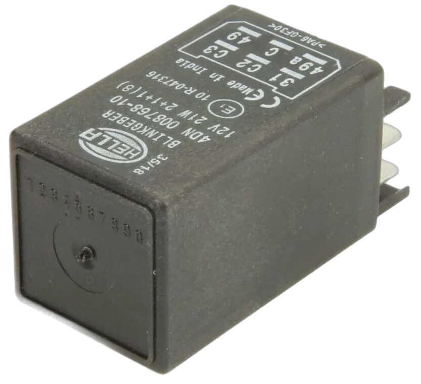HELLA - 4DN 008 768-101 - Blinkgeber, 12V, 6-polig