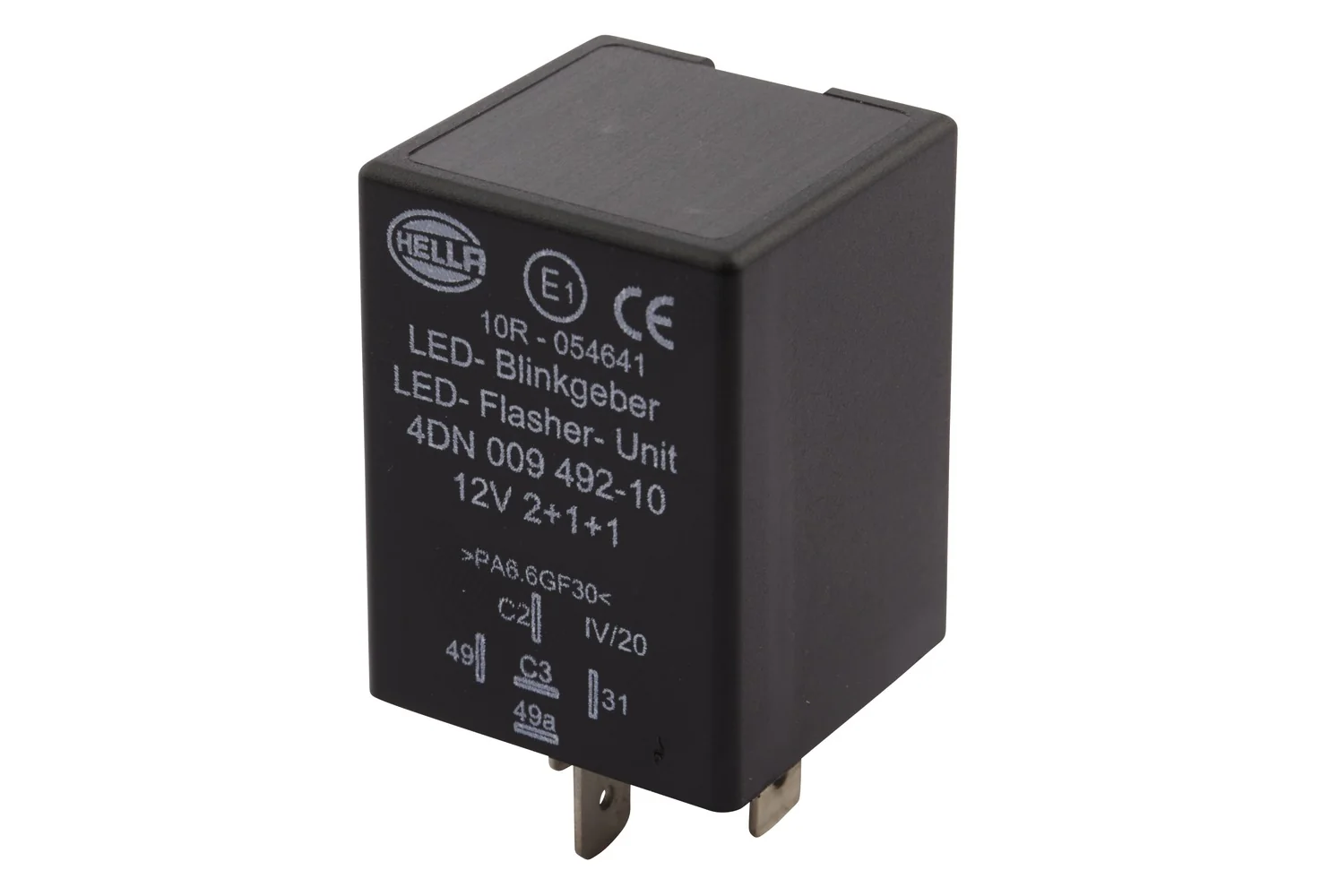 HELLA - 4DN 009 492-101 - Blinkgeber, 12V, 5-polig