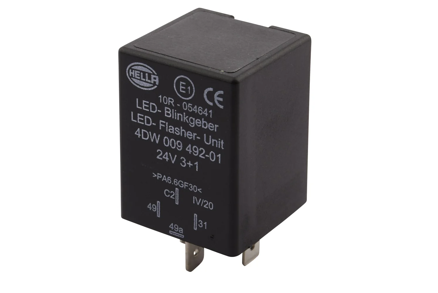 HELLA - 4DW 009 492-011 - Blinkgeber, 24V, 4-polig