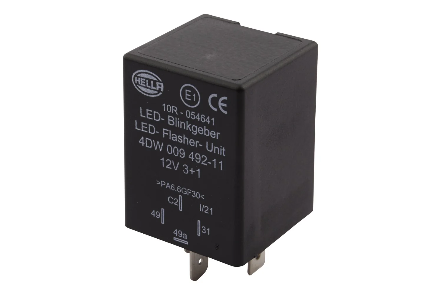 HELLA - 4DW 009 492-111 - Blinkgeber, 12V, 4-polig