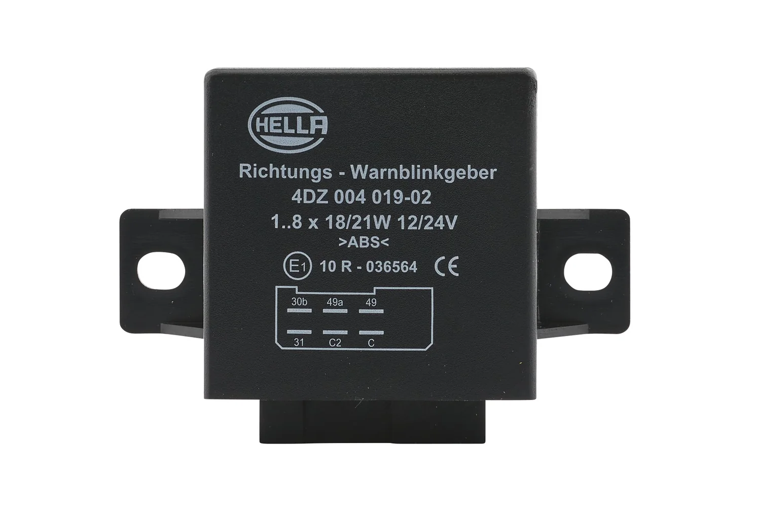HELLA - 4DZ 004 019-021 - Blinkgeber, 12/24V, 6-polig