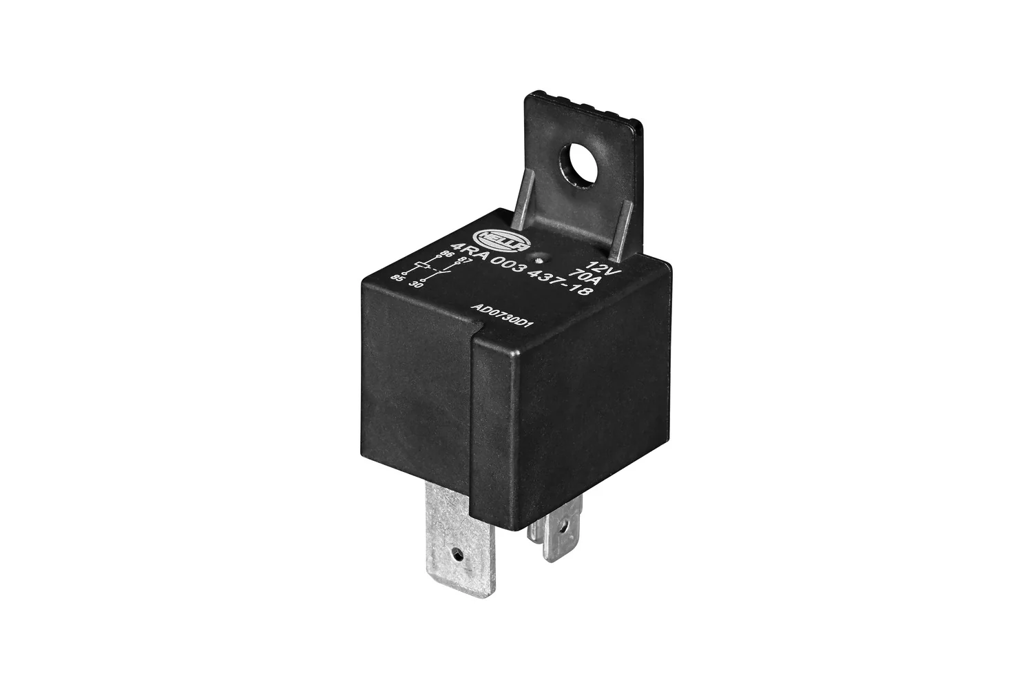 HELLA - 4RA 003 437-191 - Relais, Arbeitsstrom, 24V, 4-polig