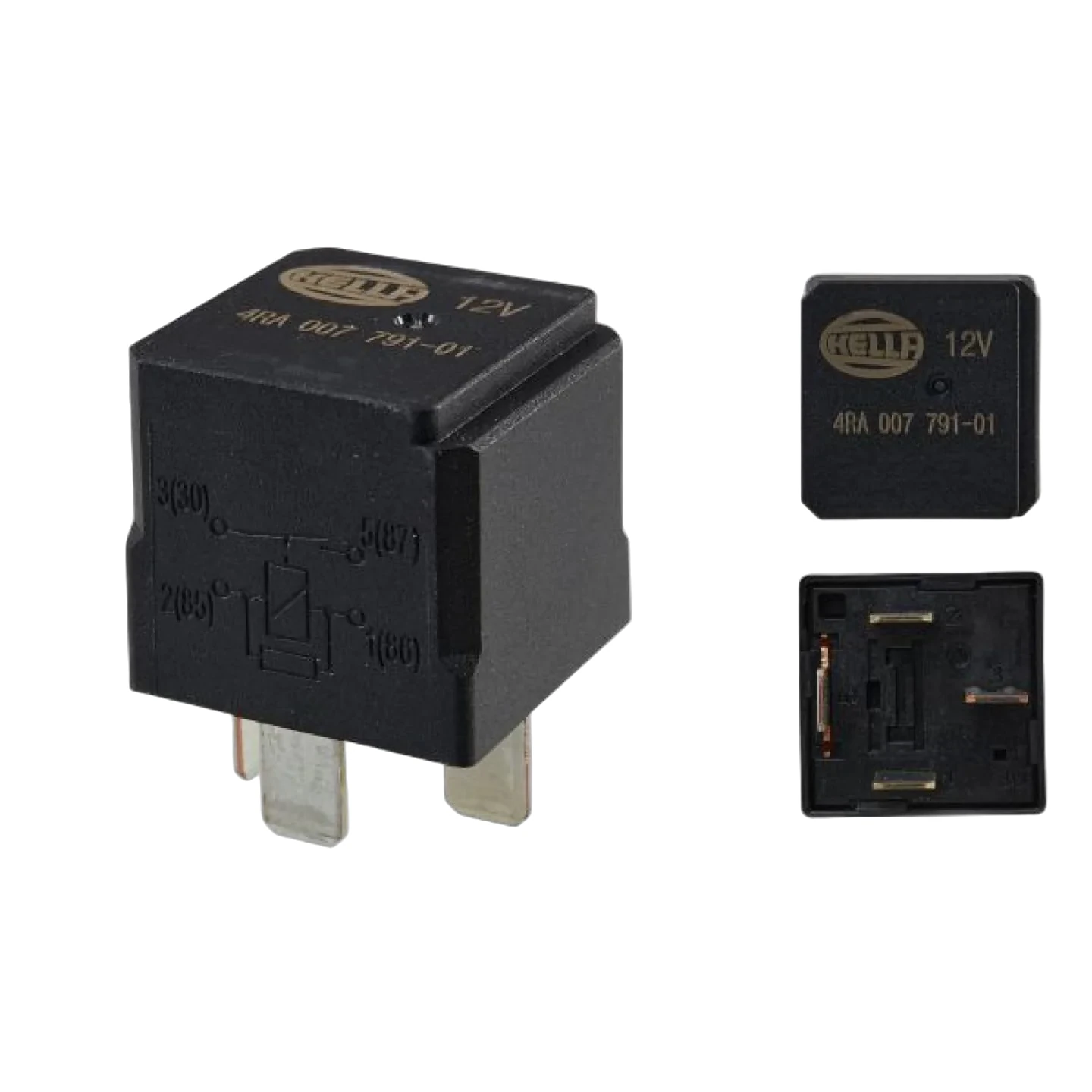 HELLA - 4RA 007 791-021 - Relais, Arbeitsstrom, 12V, 4-polig, S2, B