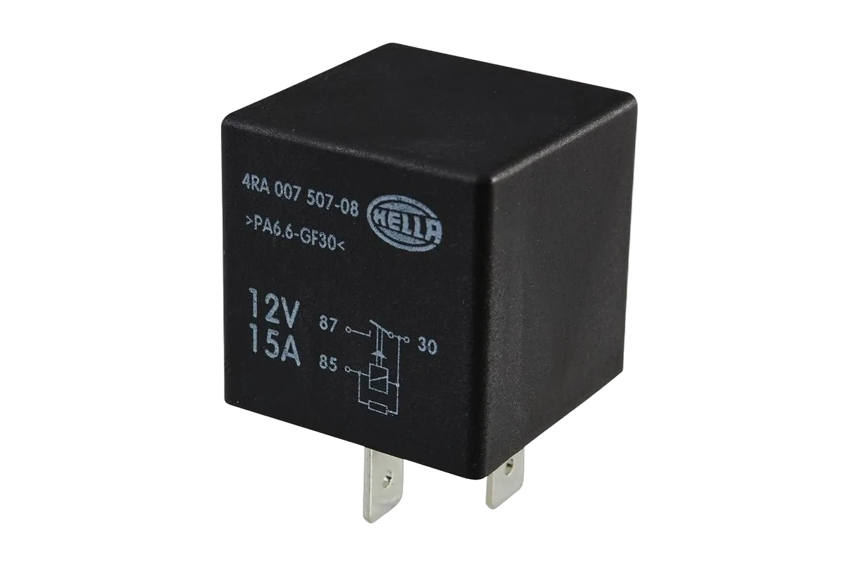 HELLA - 4RA 007 957-001 - Relais, Arbeitsstrom, 24V, 4-polig, S2, B