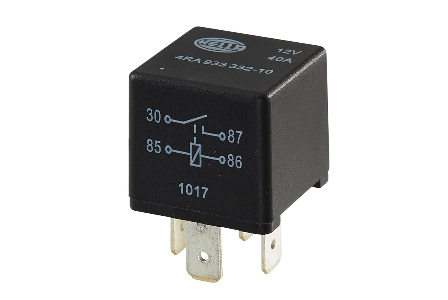 HELLA - 4RA 933 332-101 - Relais, Arbeitsstrom, 12V, 4-polig