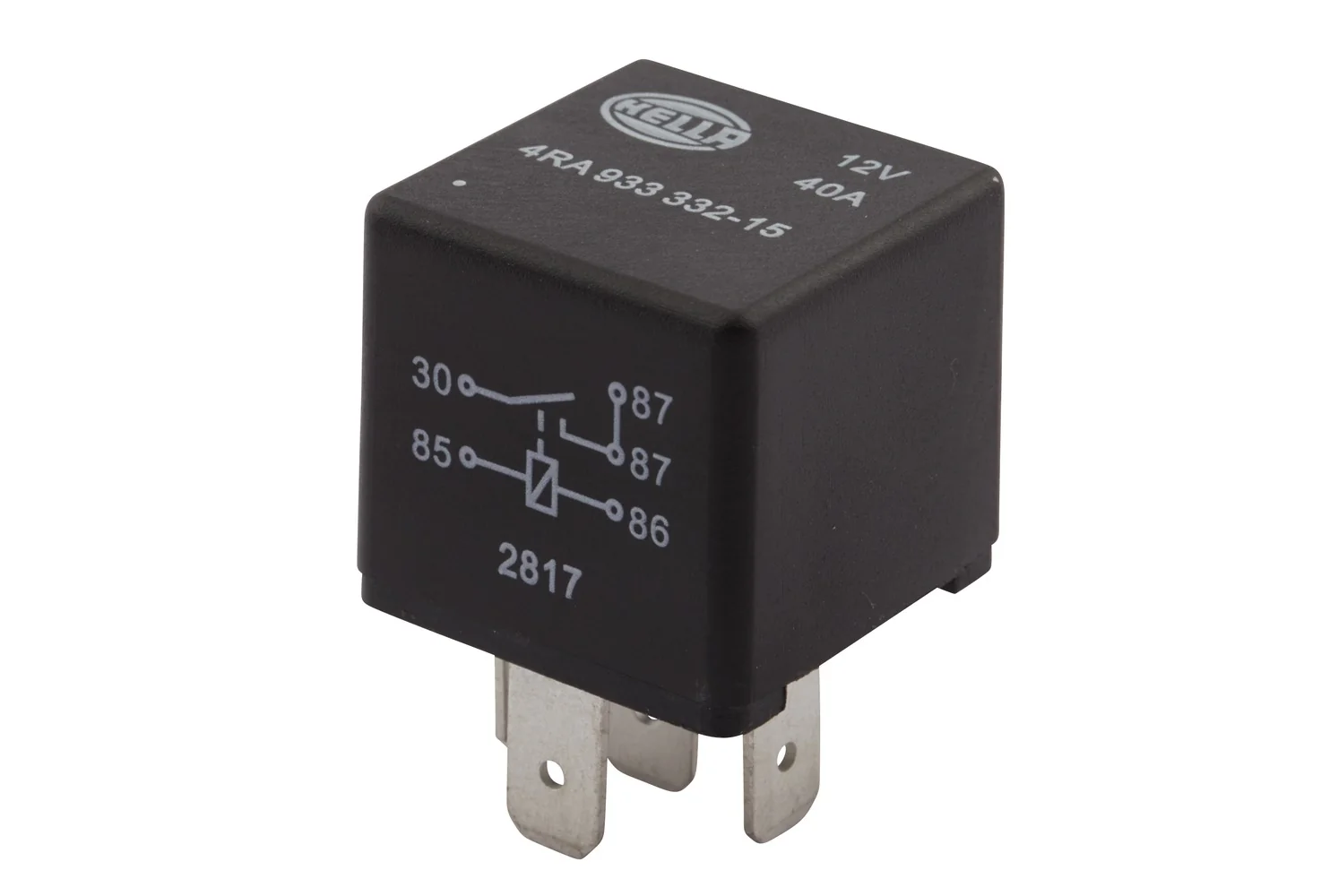HELLA - 4RA 933 332-151 - Relais, Arbeitsstrom, 12V, 5-polig