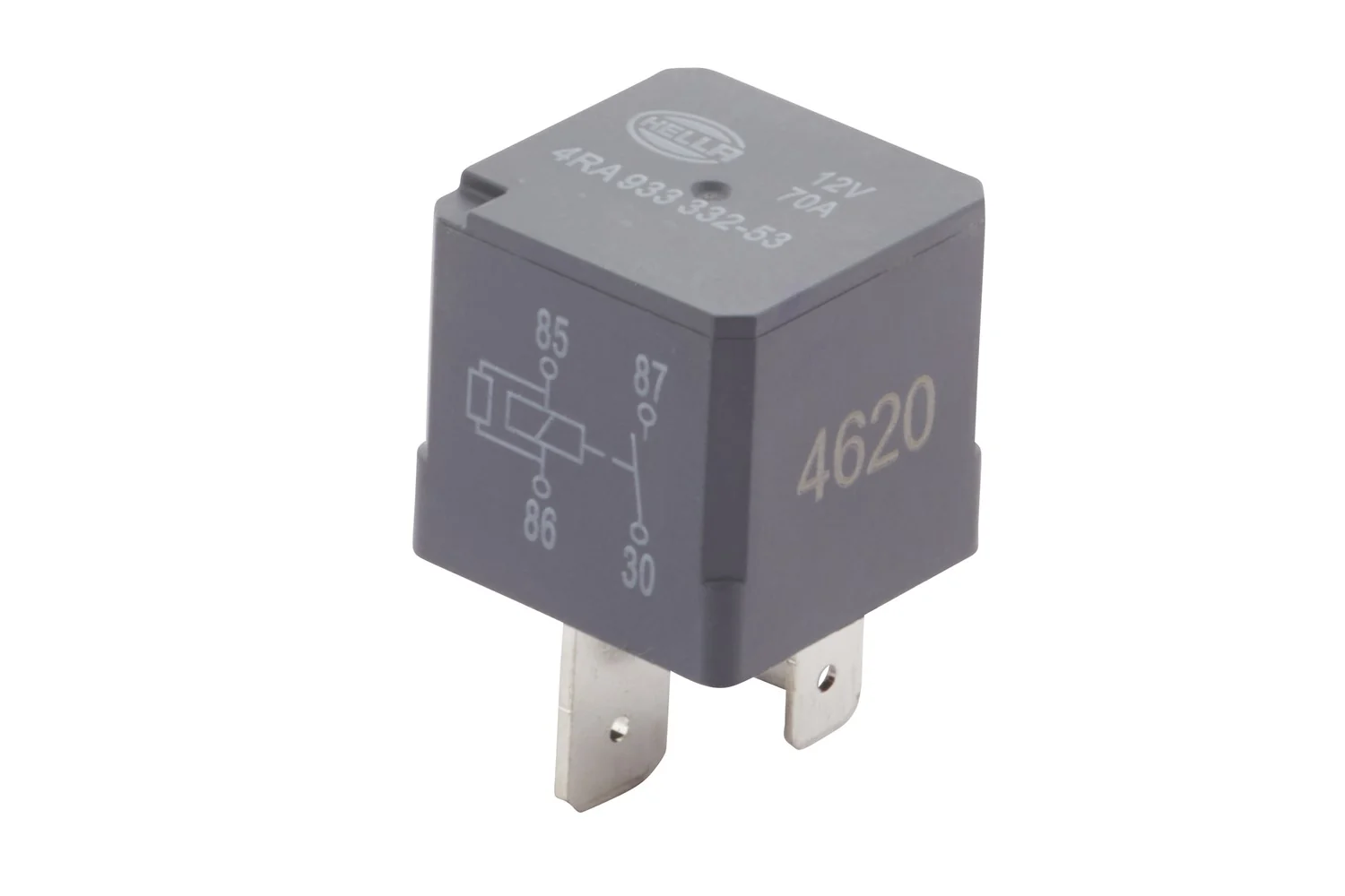 HELLA - 4RA 933 332-531 - Relais, Arbeitsstrom, 12V, 4-polig, S2, B