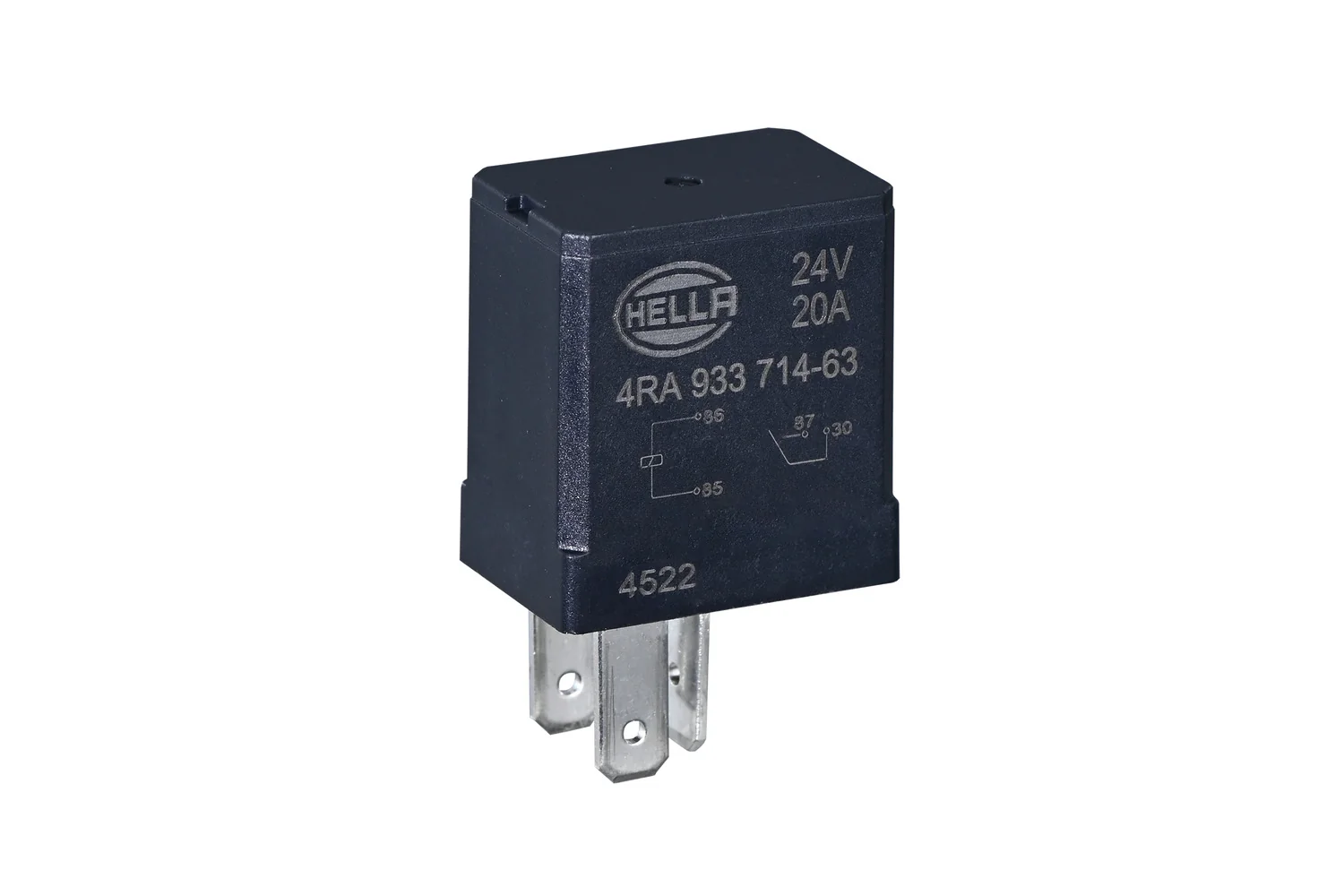HELLA - 4RA 933 714-631 - Relais, Arbeitsstrom, 24V, 4-polig