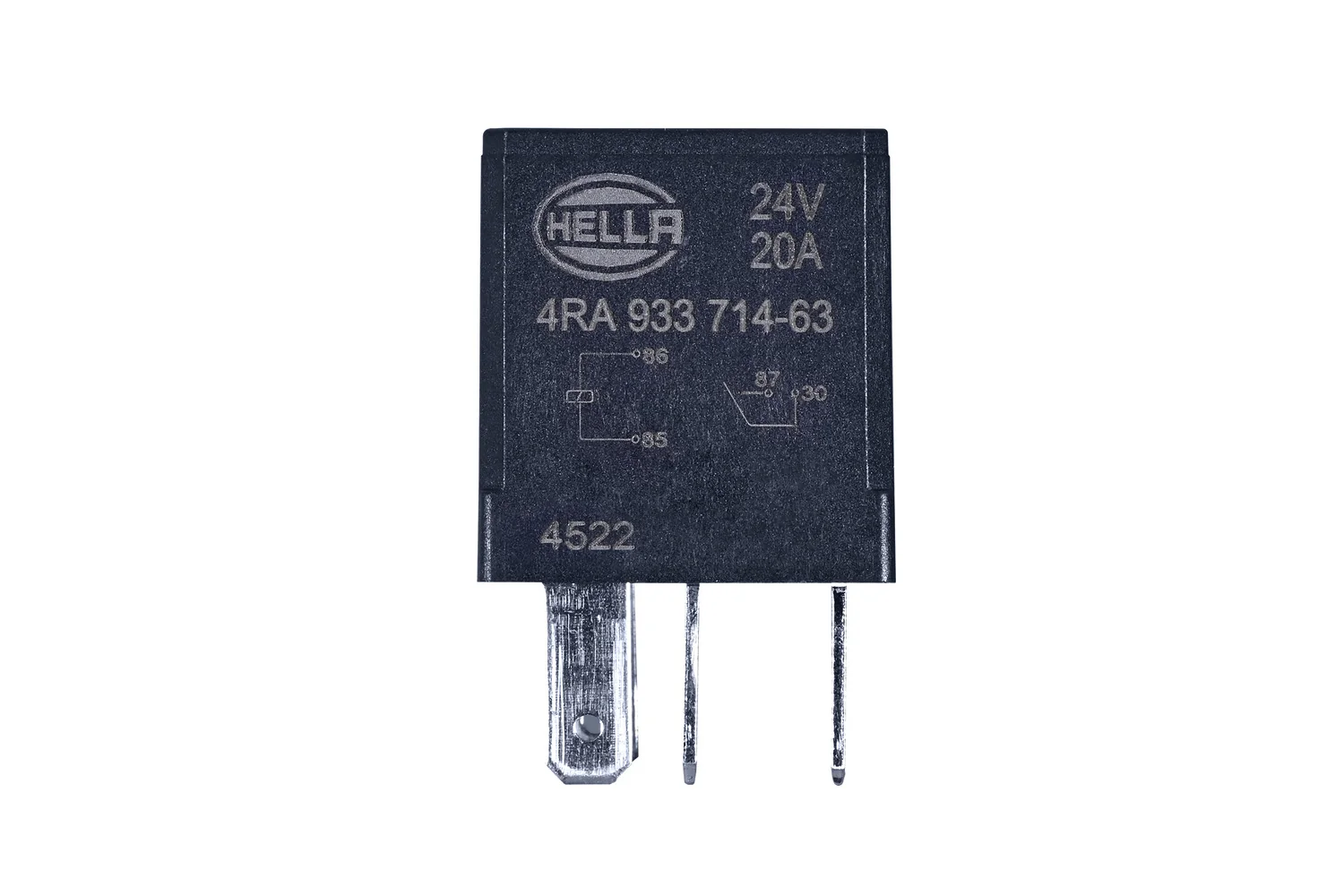 HELLA - 4RA 933 714-631 - Relais, Arbeitsstrom, 24V, 4-polig