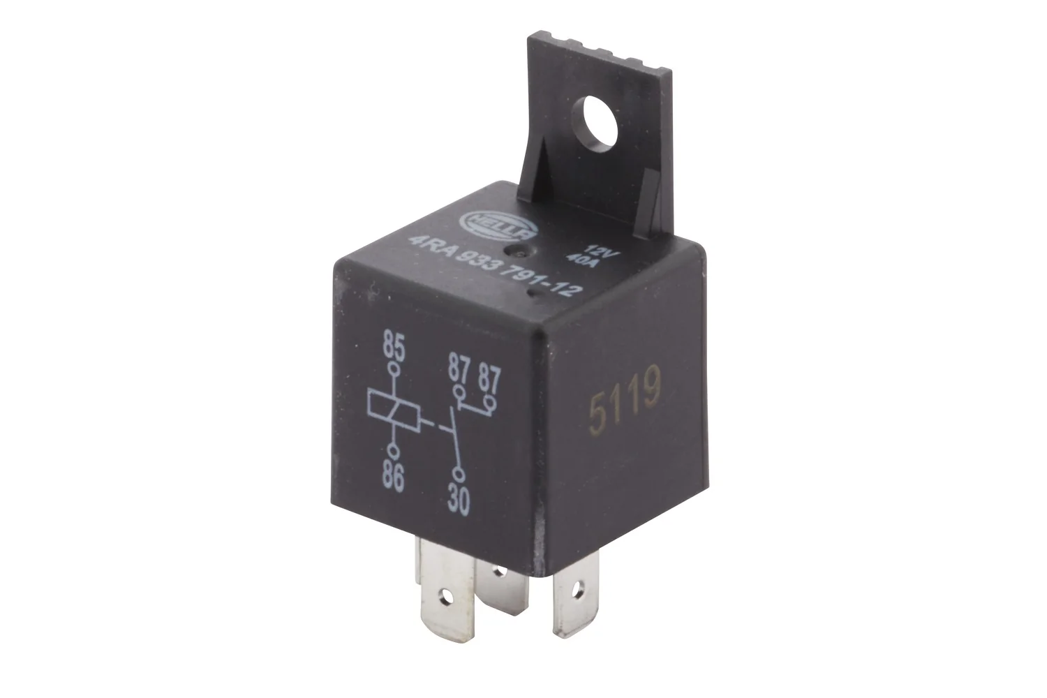 HELLA - 4RA 933 791-121 - Relais, Arbeitsstrom, 12V, 5-polig