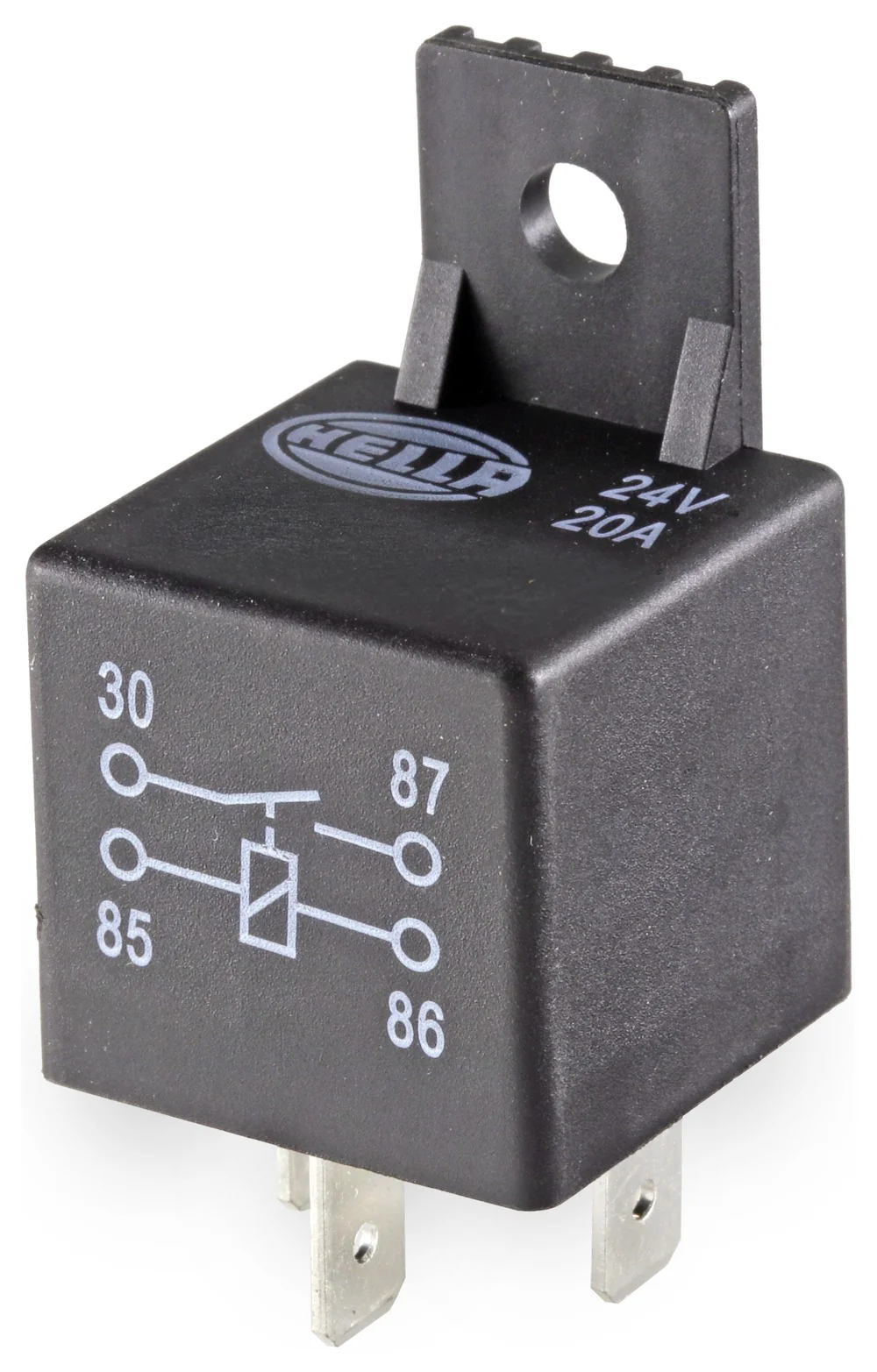 HELLA - 4RA 965 400-101 - Relais, Arbeitsstrom, 24V, 4-polig