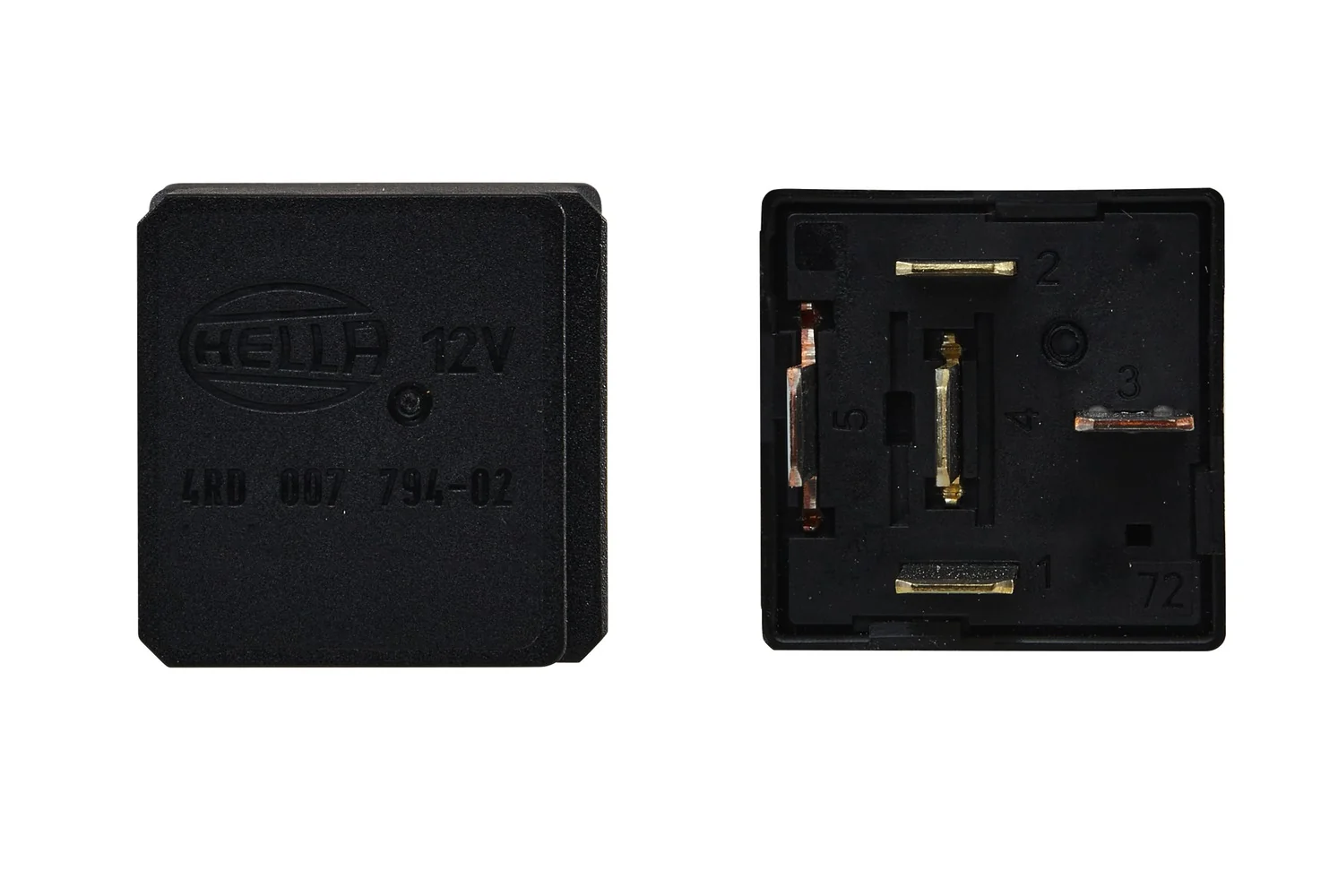 HELLA - 4RD 007 794-021 - Relais, Kaltstartsteuerung, 12V, 5-polig, W2, B1