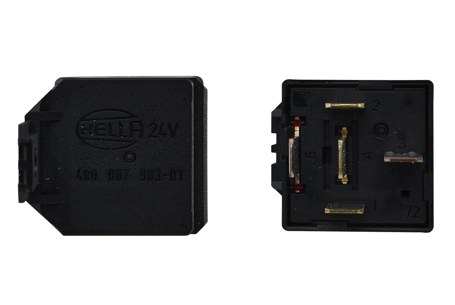HELLA - 4RD 007 903-011 - Relais, Arbeitsstrom, 24V, 5-polig, W2, B1