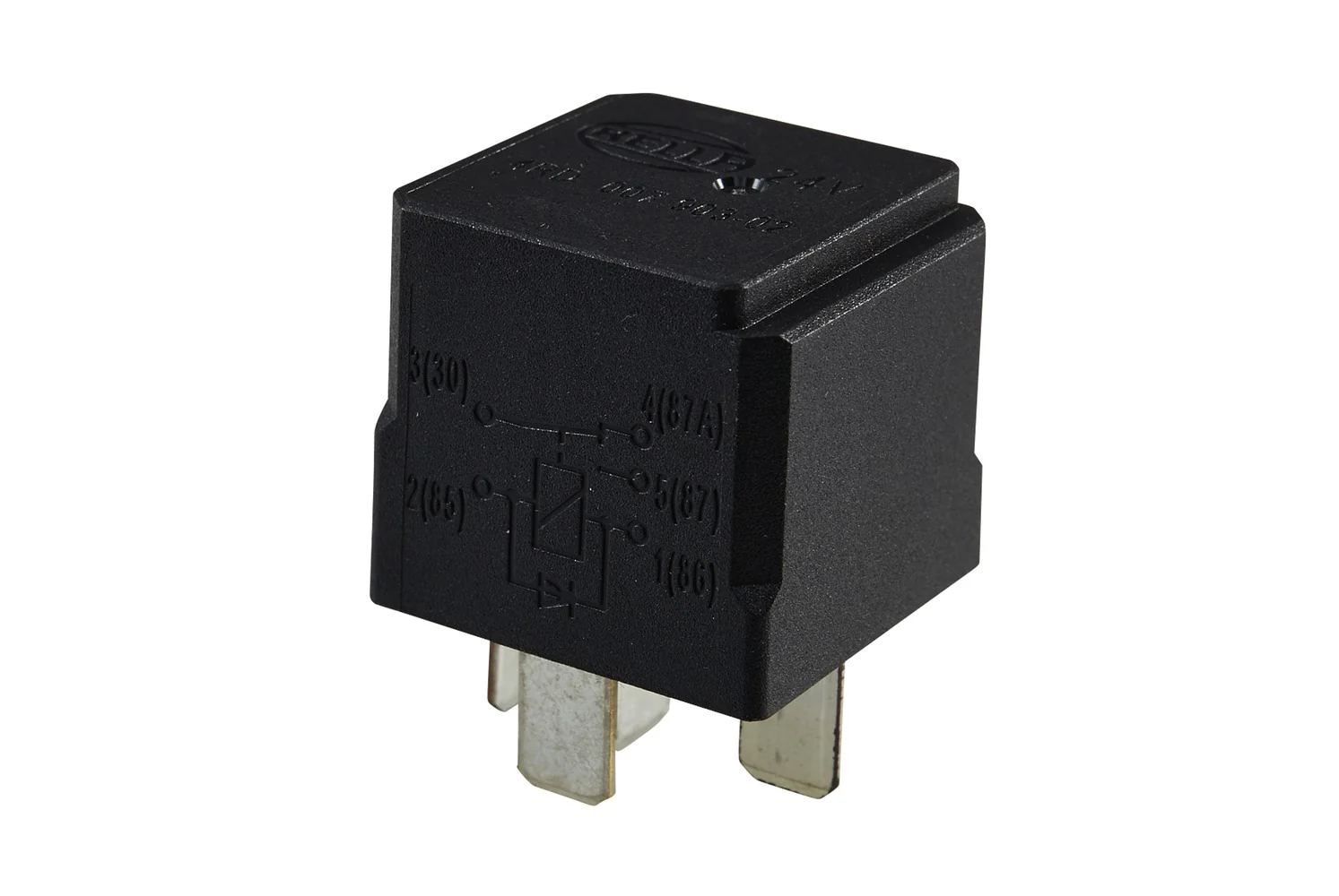 HELLA - 4RD 007 903-021 - Relais, Arbeitsstrom, 24V, 5-polig, W3, B1