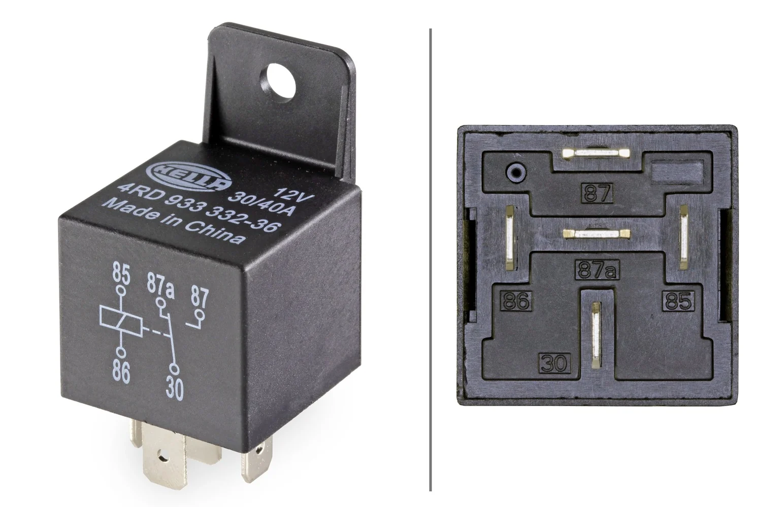 HELLA - 4RD 933 332-361 - Relais, Arbeitsstrom, 12V, 5-polig