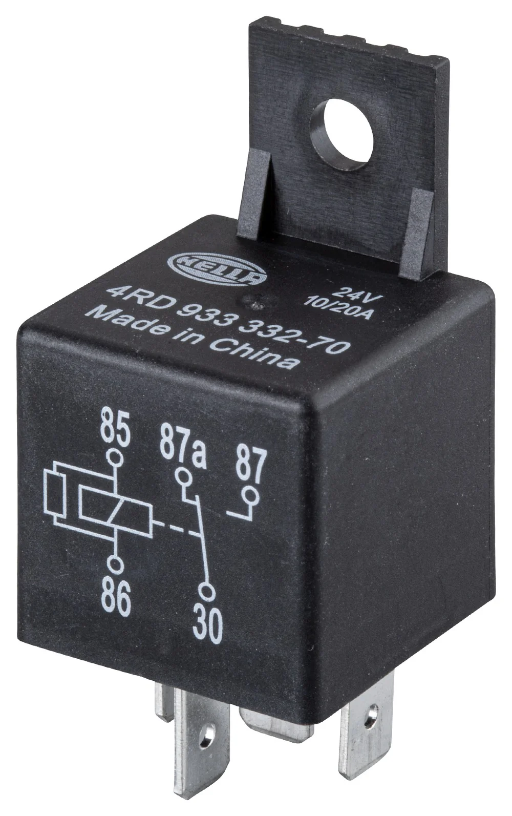 HELLA - 4RD 933 332-701 - Relais, Arbeitsstrom, 24V, 5-polig, W2, B1