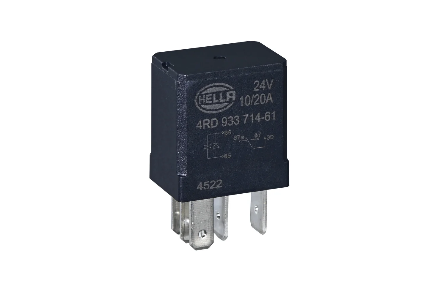 HELLA - 4RD 933 714-611 - Relais, Arbeitsstrom, 24V, 5-polig