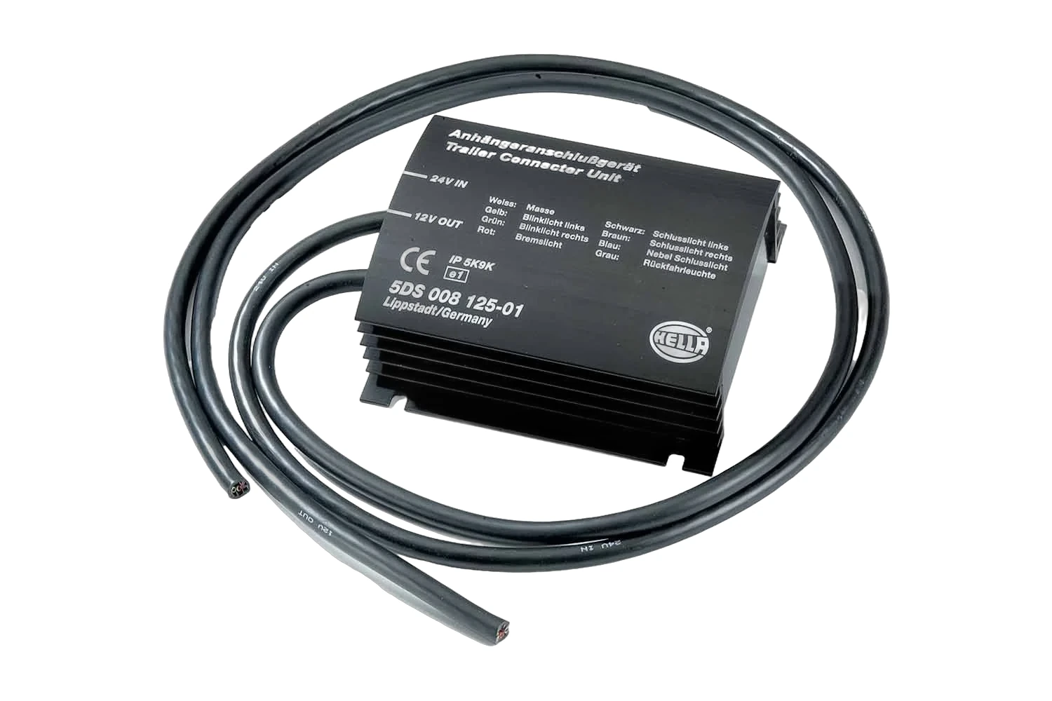 HELLA - 5DS 008 125-011 - Spannungswandler, Eingangsspannung: 24V, Ausgangsspannung: 10V, inkl. zusätzl