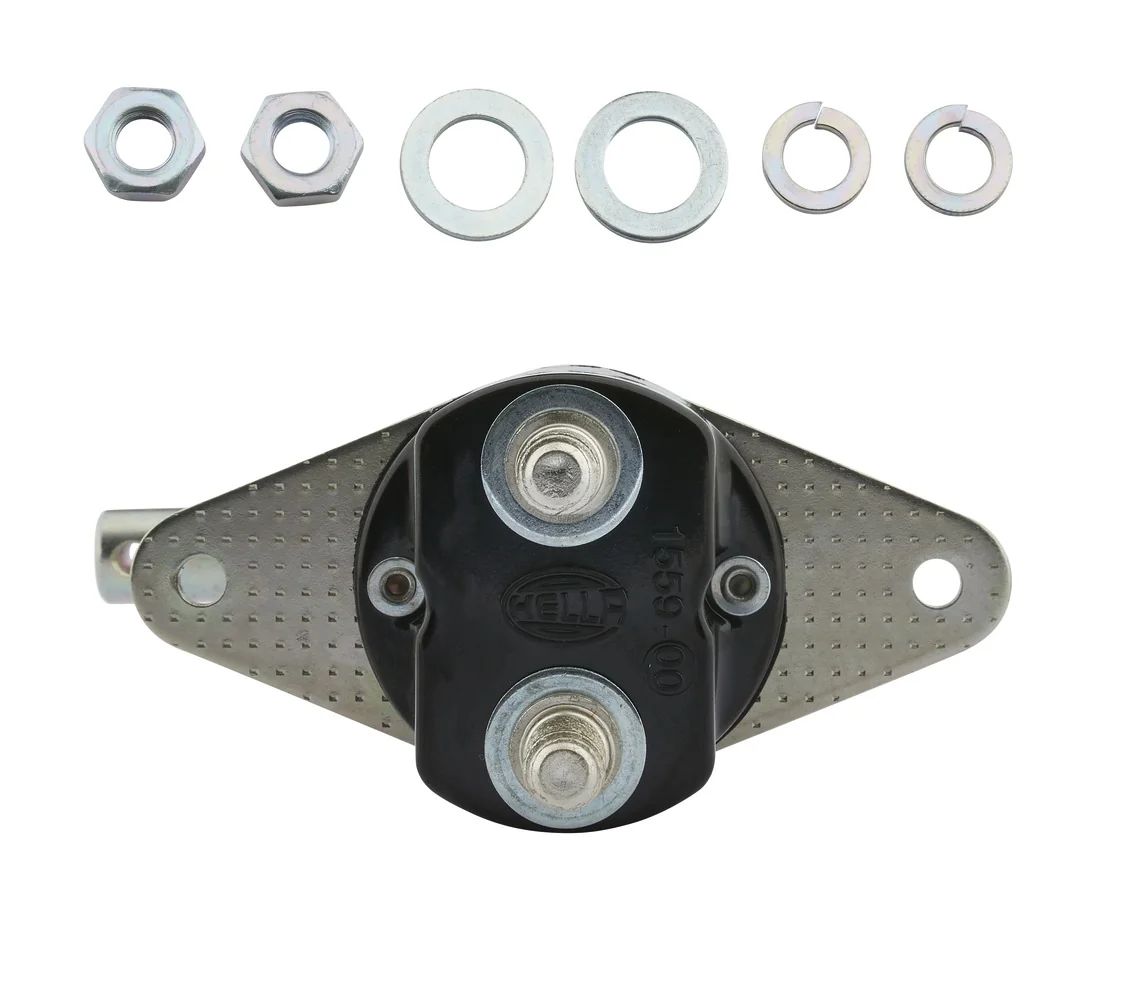 HELLA - 6EK 001 559-001 - Hauptschalter, Batterie, Drehbetätigung, Anschlussanzahl: 2