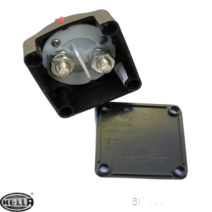 HELLA - 6EK 002 843-071 - Hauptschalter, Batterie, Drehbetätigung, Anschlussanzahl: 2