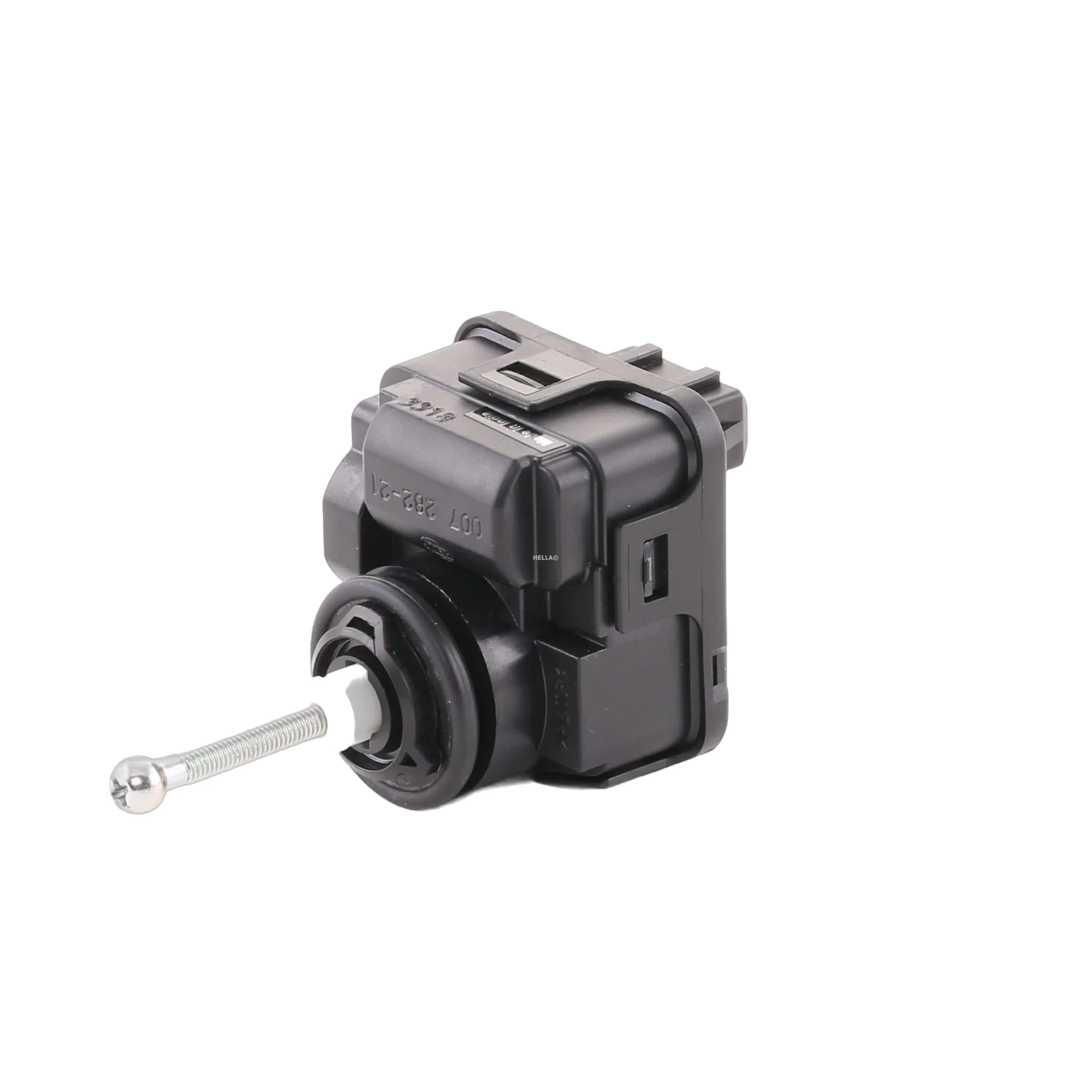 HELLA - 6NM 007 282-221 - Stellelement, Leuchtweitenregulierung, 12V, 3-polig, elektrisch, Halogen