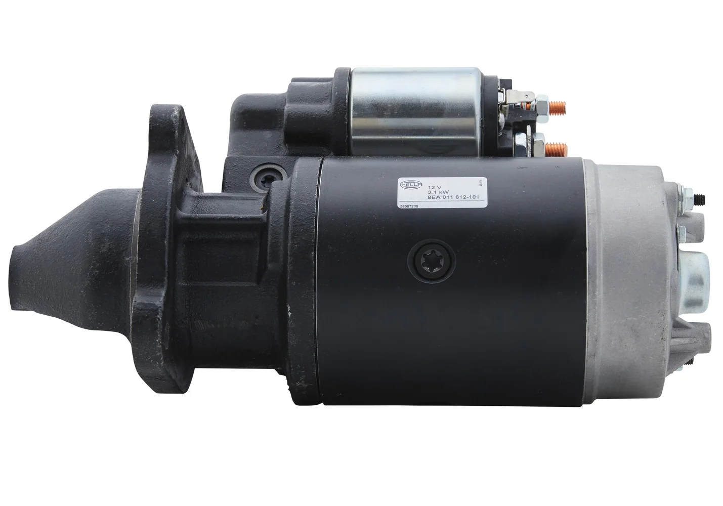 HELLA - 8EA 011 612-181 - Starter/Anlasser, 12V, 3.1kW, für u.a. New Holland