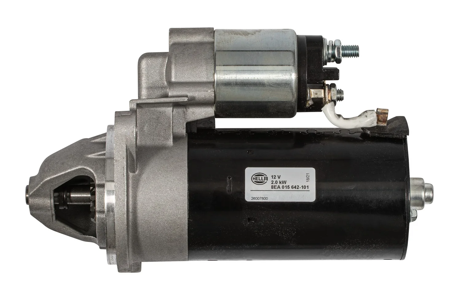 HELLA - 8EA 015 642-101 - Starter/Anlasser, 12V, 2.0kW, für u.a. BELARUS Series 100