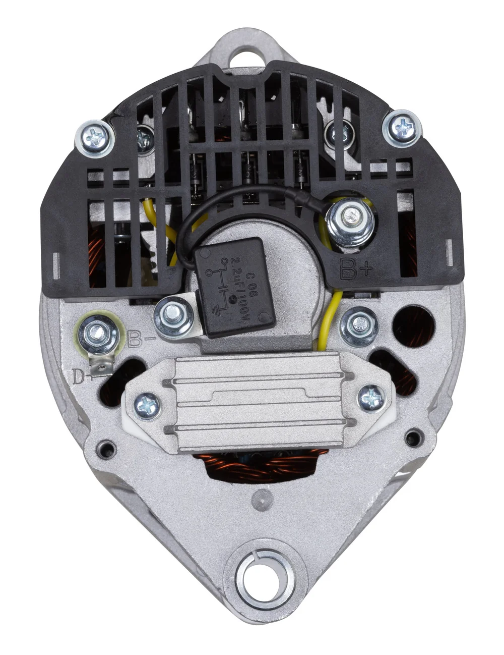 HELLA - 8EL 015 643-171 - Generator/Lichtmaschine, 12V, 55A, für u.a. CASE IH / NEW HOLLAND