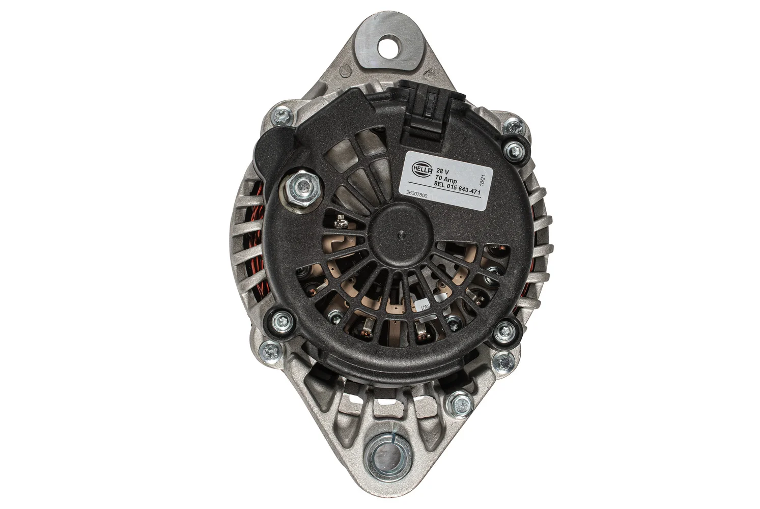 HELLA - 8EL 015 643-471 - Generator/Lichtmaschine, 24V, 70A, für u.a. JCB 436 HL