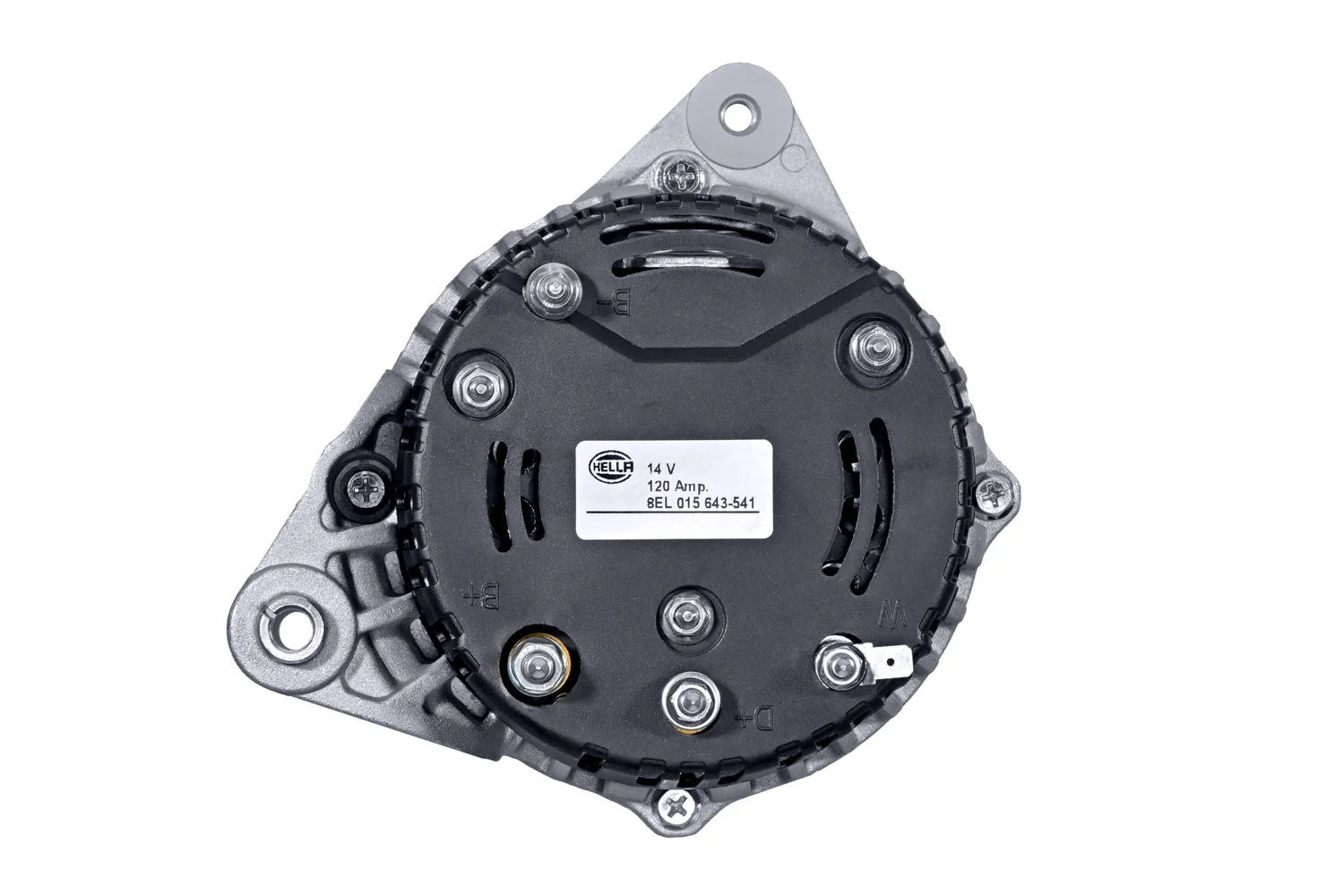 HELLA - 8EL 015 643-541 - Generator/Lichtmaschine, 12V, 120A