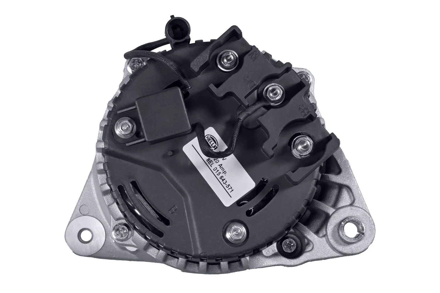 HELLA - 8EL 015 643-571 - Generator/Lichtmaschine, 12V, 120A, für u.a. Case IH MXM / New Holland TM