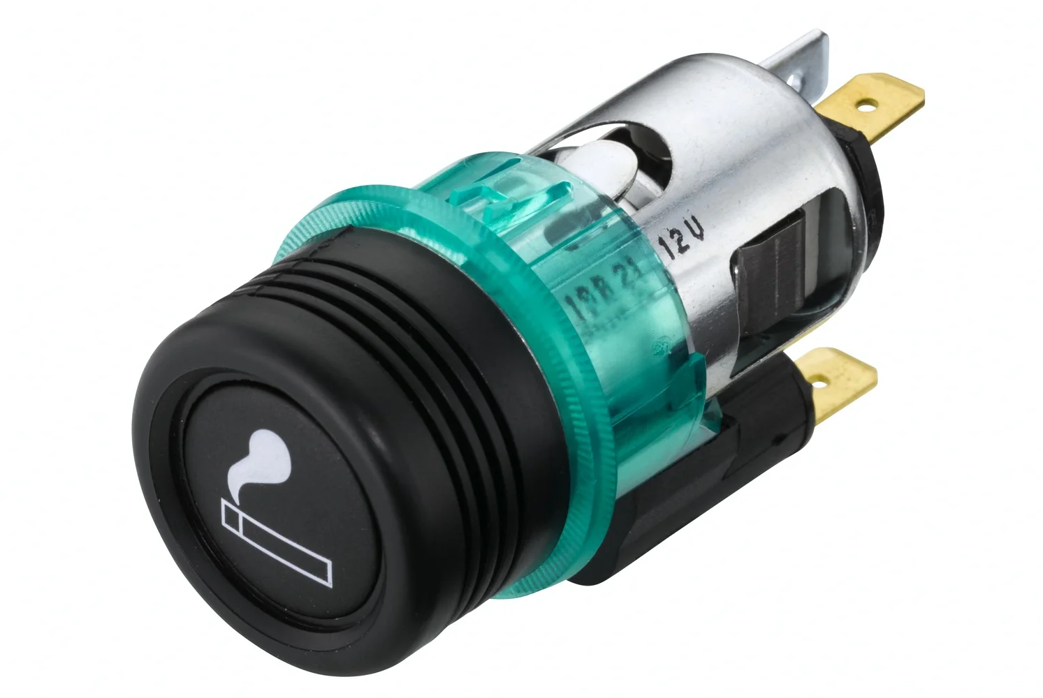 HELLA - 8EZ 008 021-001 - Zigarettenanzünder, 12V, Einbau, Stecker: Flachstecker